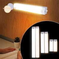 ราคา MOSSMA หลอดไฟคืนแสง LED สีแม่เหล็กยึดได้เอง พ่วงUSB ใช้งานไร้สาย มีเซ็นเซอร์ตรวจจับการเคลื่อนไหว สำหรับวางใต้เตียงหรือตู้ในห้องนอน (46609136963)