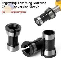 ราคา MOSSMA 1 ชิ้น Collet Chuck ไฟฟ้า Router Bit เหล็ก Chuck Conversion Sleeve ทนทาน 6 6 35 8 มม Shank Shaft Sleeve แกะสลัก Trimming (57059126106)