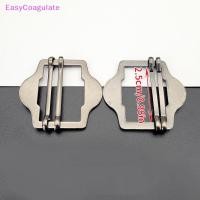 ราคา Eas 3PCS โลหะสองสไลด์ Glide หัวเข็มขัดสําหรับชุดเสื้อกั๊กไหล่กระเป๋าหนังเข็มขัด Slider ปรับสี่เหลี่ยมผืนผ้าหัวเข็มขัด Ate (23172855279)