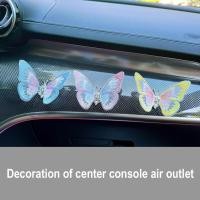 ราคา Air Vent Vivid Butterfly ตกแต่งรถย้ายผีเสื้อ Air Spreads รักษาและรถ Aroma Y7k9 (51409379796)