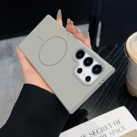 ราคา เคสพีซีแข็งแมทแม่เหล็กชาร์จไร้สายหรูหราสำหรับ Samsung S25 Ultra S25 Edge S24 S23 S22 S21 Ultra Plus S24FE S23FE S21FE S20FE Note20 Ultra กันกระแทก (28780713593)