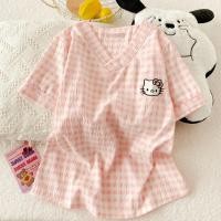 ราคา ชุดนอนลายคิตตี้สำหรับผู้หญิง แขนสั้นขาสั้น ใส่สบายทั้งในบ้านและนอกบ้าน (54309313956)