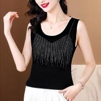 ราคา เสื้อชั้นในสตรี summers new แบบเข้ารูป พื้นเรียบ จากคอลเล็กชัน ไคลา สวมใส่ได้ทั้งภายในและภายนอก มาพร้อมสีทึบและประดับพลอยเทียม (57809474322)