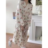 ราคา ชุดนอนลายหมีน่ารัก สไตล์เสื้อคลุมกิโมโนญี่ปุ่น สำหรับผู้หญิง ใส่สบายในฤดูใบไม้ร่วง (45209333092)