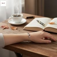 ราคา สร้อยข้อมือคริสตัลหัวใจอินฟินิตี้ สำหรับผู้หญิง เครื่องประดับโลหะคุณภาพ (51259374307)