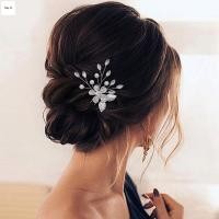 ราคา กิ๊บรูปตัวยูสีเงินสำหรับทรงผมเจ้าสาว (41230242848)