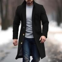 ราคา เสื้อคลุมฤดูหนาวสำหรับผู้ชาย อบอุ่นกันลม เหมาะสำหรับใส่ทุกวันและโอกาสทางการ (46952376863)