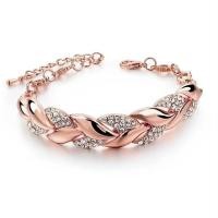 ราคา สร้อยข้อมือใบไม้เพชรทอง 18K สไตล์แฟชั่นสำหรับเธอคนพิเศษ (52359012751)