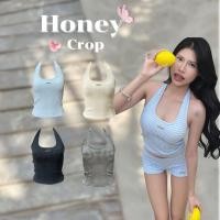 ราคา เสื้อคล้องคอตัวยาว รุ่น Honey crop (49157043098)