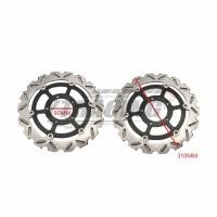 ราคา บีเจ เหมาะสําหรับ KAWASAKI ZX6R Z800 1000 KLZ1000 ZG1400 ZZR1400 แผ่นดิสก์เบรคหน้า (24742980264)