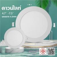 ราคา โคมไฟดาวน์ไลท์ ฝังฝ้า Panel Light LED 6W 9W 12W 18W ดาวน์ไลท์ กลม ติดเพดาน แสงเดย์และแสงวอร์ม จัดส่งที่รวดเร็ว COD (43451786743)