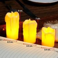 ราคา เทียน led candles เทียนใส่ถ่าน เทียนปลอม RP468 เทียนประดับ เทียนตกแต่ง ไม่ต้องเสียบปลั๊ก เทียนอิเล็กทรอนิกส์ ไม่ใช่ไฟฟ้า (43104364079)