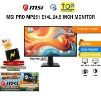 ราคา MSI PRO MP251 E14L 24 5 INCH MONITOR IPS FHD 144Hz ประกัน 3 Years (40728765976)