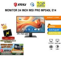 ราคา MONITOR 24 INCH MSI PRO MP243L E14 IPS FHD 144Hz ประกัน 3 Years (49007117546)