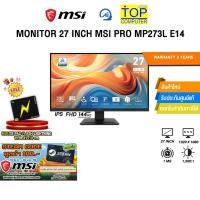 ราคา MONITOR 27 INCH MSI PRO MP273L E14 IPS FHD 144Hz ประกัน 3 Years (47457113924)