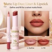ราคา ลิปสติกเนื้อแมท Lip Liner Set กันน้ํา Long Lasting Non Transfer Makeup Kit (54608543479)