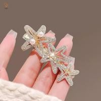 ราคา กิ๊บติดผมRhinstoneและPearlsแบบนางฟ้า มีลูกปัดSea Star สำหรับตกแต่งผมหยิกและหนา (50907287200)
