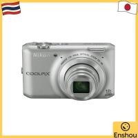 ราคา จากญี่ปุ่น สินค้ามือสอง Nikon Digital Camera COOLPIX S6400 Touchscreen LCD Optical 12x Zoom Crystal Silver S6400SL (54553272550)