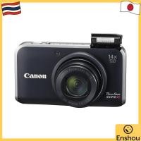 ราคา USED From Japan Canon digital camera PowerShot SX210 IS Black PSSX210IS BK (48155029254)