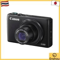 ราคา USED From Japan Canon Digital Camera PowerShot S120 Black Aperture f 1 8 Wide 24mm Optical 5x Zoom PSS120 BK (47905024301)