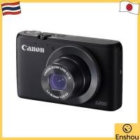 ราคา USED From Japan Canon Digital Camera PowerShot S200 Black Aperture f 2 0 Wide 24mm Optical 5x Zoom PSS200 BK (44555029934)