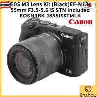 ราคา FromJapan USED Canon Mirrorless Camera EOS M3 Lens Kit Black EF M18 55mm F3 5 5 6 IS STM Included EOSM3BK 1855ISSTMLK (41019021963)