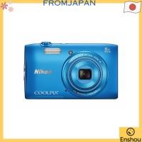 ราคา FromJapan USED Nikon กล้องดิจิตอล COOLPIX S3600 ซูม 8 เท่า 20 05 ล้านพิกเซล สีน้ำเงินโคบอลต์ S3600BL (40914033849)