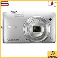 ราคา จากญี่ปุ่น สินค้ามือสอง Nikon Digital Camera COOLPIX S3500 Optical 7x Zoom Effective Pixels 20 05 Megapixels Crystal Silver S3500SL (46203283130)