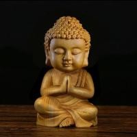 ราคา Yabai ไม้แกะสลักขนาดเล็ก Tathagata พระพุทธรูป Shakyamuni จับตัวเลขเล่นหัตถกรรมเครื่องประดับไม้แกะสลักของขวัญตกแต่งเครื่องประดับ26 3 18 (56257362267)