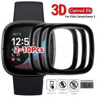 ราคา สําหรับ Fitbit Versa 4 3 Sense 2 Luxe 2 10 ชิ้นฝาครอบโค้งสีดําขอบฟิล์มกระจกนิรภัยสําหรับ Fitbit Inspire HR ชาร์จ 6 5 4 3 กันน้ํามันนาฬิกาป้องกันหน้าจอ (58108994347)