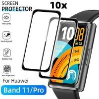 ราคา สําหรับ Huawei Band 11 10 9 8 7 Pro 11Pro 2 10 ชิ้น 100D โค้งสีดําขอบฟิล์มกระจกนิรภัยสําหรับ Huawei Band 6 4 3 Pro 3Pro 4Pro 6Pro ระเบิดนาฬิกาป้องกันหน้าจอ (52308998301)