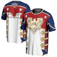 ราคา เสื้อยืด Retro Style WWE Cody Rhodes Crowned Skull สำหรับผู้ชาย (48057757885)