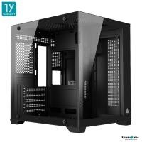 ราคา เคสคอมพิวเตอร์ Tsunami S01W M ATX Compact Tempered Glass Case No FAN AIO240 รับประกัน 1 ปี (48107425921)