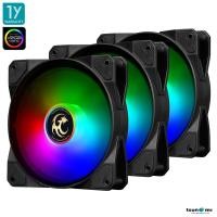 ราคา พัดลมระบายความร้อน Tsunami cRGB Sync ABLAZE Series RGB Cooling Fan X3 รับประกันสินค้า 1 ปี (2807806336)
