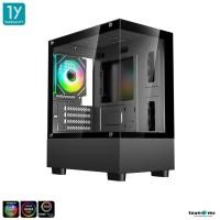 ราคา เคสคอมพิวเตอร์ Tsunami Lite Series Bast Panorama MATX Gaming Case with ARGB Cooling Fan X1 รับประกันสินค้า 1 ปี (27526943126)