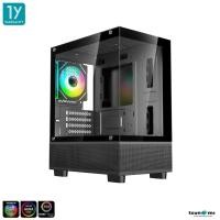 ราคา เคสคอมพิวเตอร์ Tsunami Lite Series Borus Panorama MATX Gaming Case with ARGB Cooling Fan X1 รับประกันสินค้า 1 ปี (24391706516)
