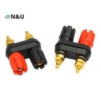 ราคา N U ลําโพง Banana Plug Terminal Connector Banana Soet Dual หญิง Banana Plug สําหรับลําโพงเครื่องขยายเสียง Dual 2 Way Banana Plug Ja (57059013401)