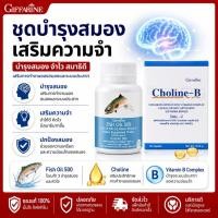 ราคา ชุดบำรุงสมองและความจำ Giffarine Fish Oil 500mg Choline B วิตามินบี น้ำมันปลา เสริมโฟกัส ทานได้ทุกวัย (48506952377)