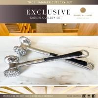 ราคา Thor Hammer ค้อนทุบเนื้อ Steel Alloy เกรดพรีเมียม ช่วยให้เนื้อนุ่มละลายในปาก อุปกรณ์บนโต๊ะอาหาร (13892756228)