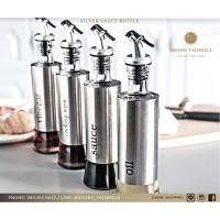 ราคา Silver Saucer Bottle ขวดสำหรับใส่ปรุงรส ขวดซอส ขวดแก้ว สำหรับใส่น้ำมัน อุปกรณ์บนโต๊ะอาหาร (16969656374)