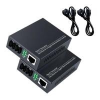 ราคา YXA Gigabit Fiber Opticals Media Converters Single Mode Double Fiber 20Km SCs Port (44129246179)