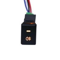 ราคา DC12V ไฟตัดหมอกด้านหลัง Push Switch 4 ปุ่มสายไฟสําหรับ Toyota Camry Prius Corolla (42266157515)