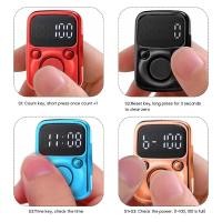 ราคา YXA ดิจิตอลอิเล็กทรอนิกส์ Luminous LED แหวนนิ้วมือมือ Tally เคาน์เตอร์สวดมนต์ชาร์จ Counters Clicker หลัก Stitchs Ma (45258783074)