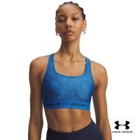 ราคา Under Armour สปอร์ตบราสำหรับผู้หญิง Armour Mid Crossback Printed (27144703453)