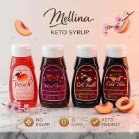 ราคา MELLINA Syrup 0 แคลลอรี่ ไม่มีน้ำตาล ไซรัปหญ้าหวาน น้ำเชื่อมหญ้าหวาน KETO friendly (43428971764)