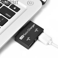 ราคา Dressit Hub USB2 0 Male to 2 Port USB Twin Charger Splitter Adapter Converter Kit (23131172202)