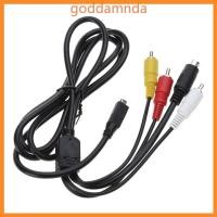 ราคา Godd VMC 15FS RCA สายไฟสําหรับกล ้ องวิดีโอ Handycam DCR DVD DCR HC DCR SR (28001590226)