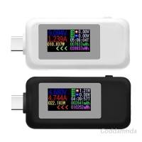 ราคา GODD KWS 1902C Type C Colorful Display USB Tester Current Voltage Monitor Power Meter Mobile Battery Bank Charger Detector (14454191699)