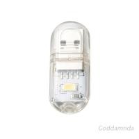 ราคา GODD Mini Portable Bright LED Night Light USB Lamp Reading Light for PC Laptops Computer Mobile Power Camping Lamp (10822383125)