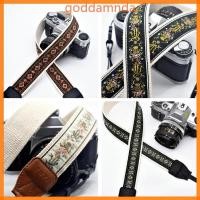 ราคา GODD Retro สายคล้องไหล่ปรับกล้องสไตล์ชาติพันธุ์ผู้หญิงผู้ชายกล้องเข็มขัด Anti fall สําหรับกล้อง DSLR SLR (56208341378)
